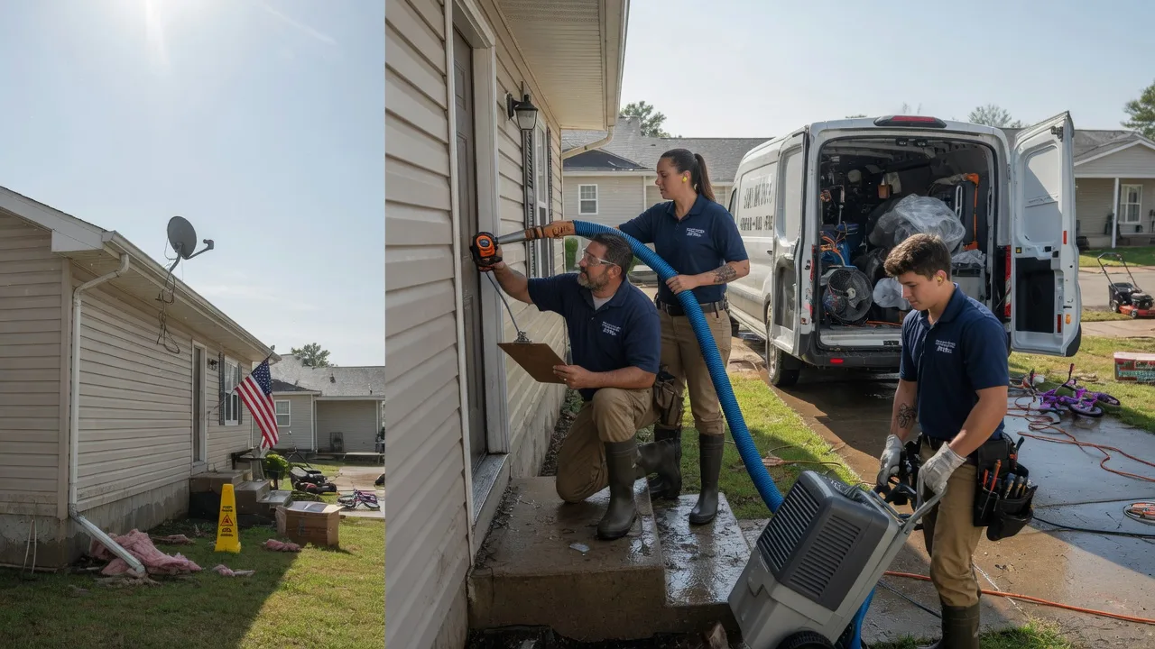 Ceiling Water Damage Restoration in Bangor, WI near me
